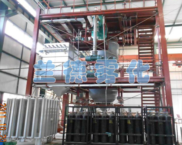 Vacuum gas atomization